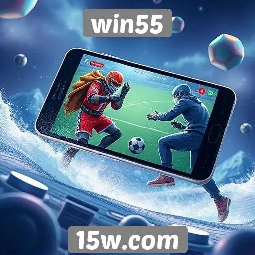 Experiência do usuário em dispositivos móveis no win55